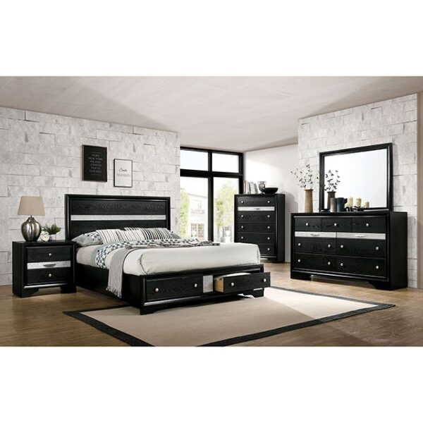 Queen 6-Piece Bedroom Set - CHRISSY | CM7552BK - CALL FOR PRICE