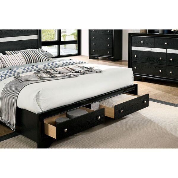 Queen 6-Piece Bedroom Set - CHRISSY | CM7552BK - CALL FOR PRICE - Image 3