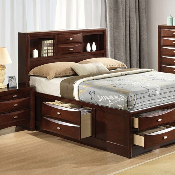 Queen 6-Piece Bedroom Set - Cherry - 7210CH